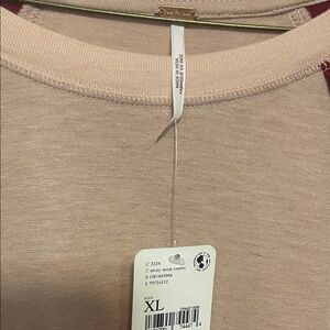 Free People As If misty mink Raglan Sleeve Top - XL